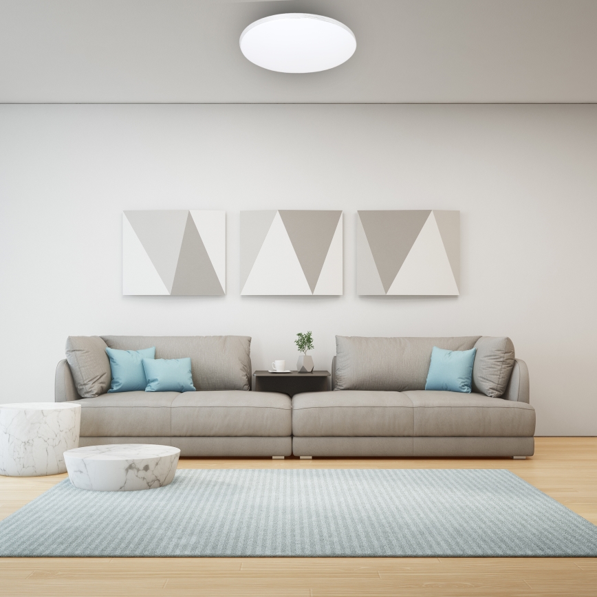 LED Fényerőszabályozható mennyezeti lámpa SIENA LED/68W/230V + távirányító