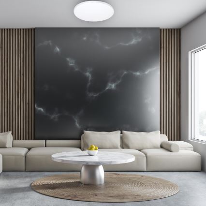 LED Fényerőszabályozható mennyezeti lámpa SIENA LED/68W/230V + távirányító