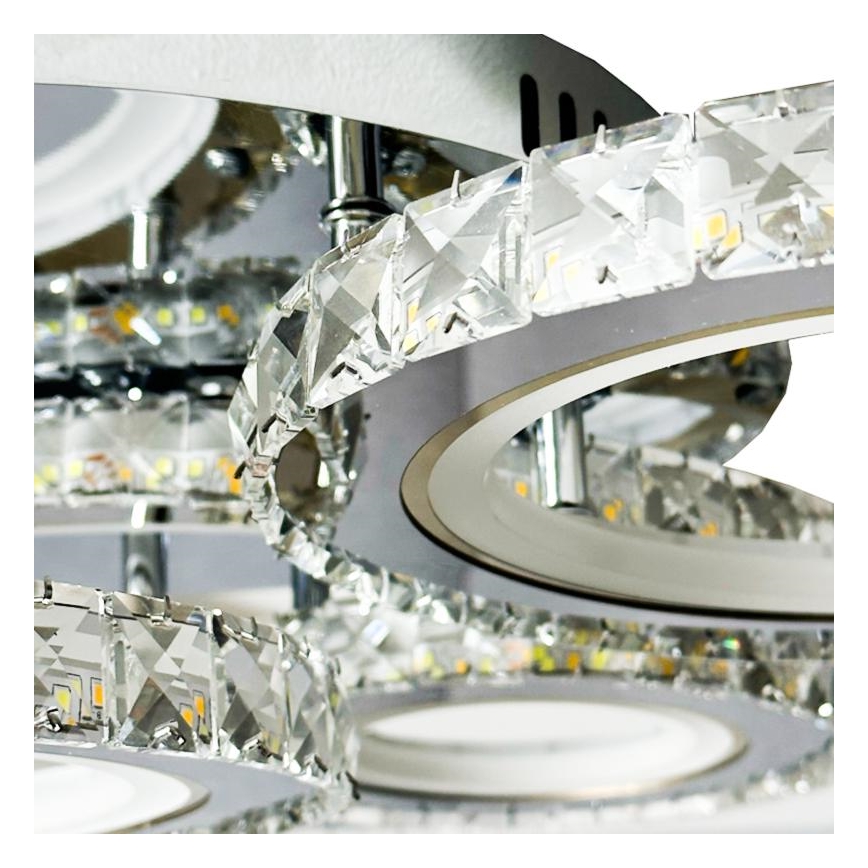 LED Fali mennyezeti lámpa állítható fényerővel LED/120W/230V 3000-6500K + távirányító