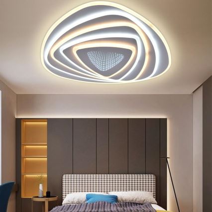 LED Dimmeres mennyezeti lámpa LED/130W/230V 3000-6500K + távirányító