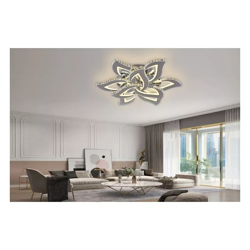 LED Fényerőszabályzós mennyezeti lámpa LED/180W/230V 3000-6500K + távirányító