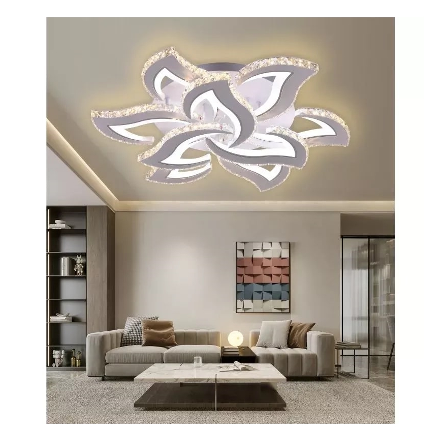 LED Fényerőszabályzós mennyezeti lámpa LED/180W/230V 3000-6500K + távirányító