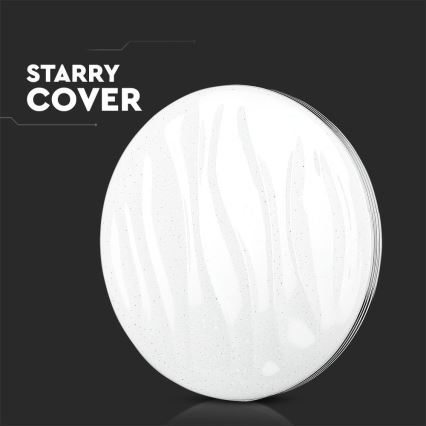 LED Dimmeres mennyezeti lámpa LED/40W/230V 3000K/4000K/6500K átm. 39,5 cm + távirányító