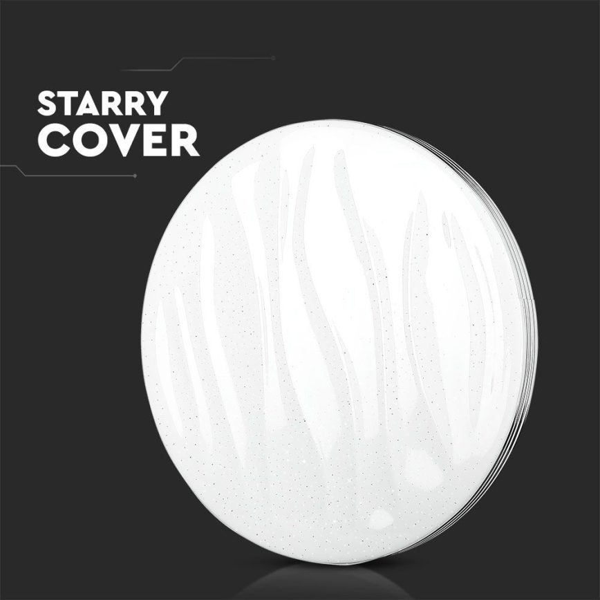 LED Dimmeres mennyezeti lámpa LED/40W/230V 3000K/4000K/6500K átm. 39,5 cm + távirányító