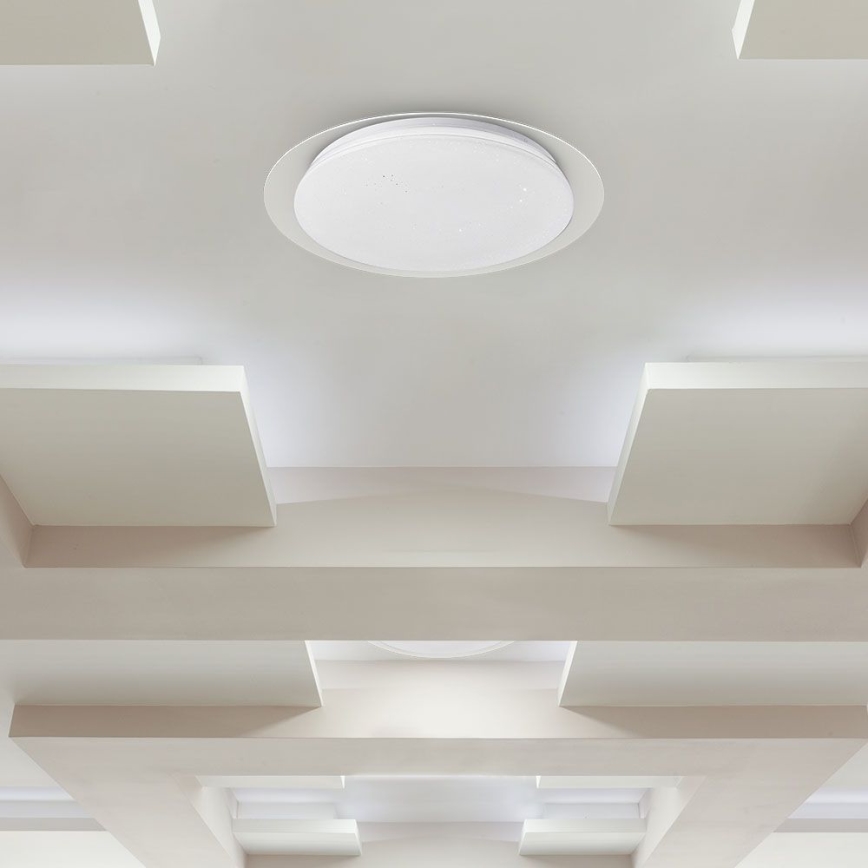 LED Dimmeres mennyezeti lámpa LED/40W/230V 3000K/4000K/6500K átm. 46,5 cm + távirányító