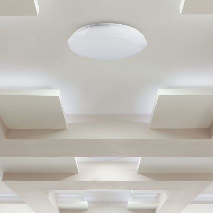 LED Dimmeres mennyezeti lámpa LED/40W/230V 3000K/4000K/6500K átm. 38,8 cm + távirányító
