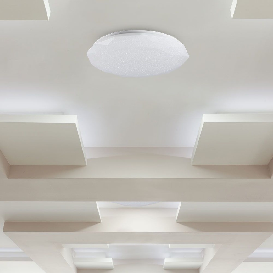 LED Dimmeres mennyezeti lámpa LED/40W/230V 3000K/4000K/6500K átm. 38,8 cm + távirányító