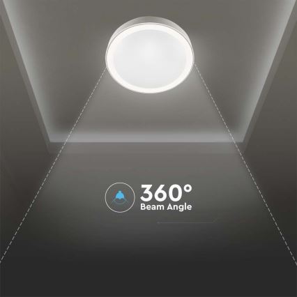 LED Dimmeres mennyezeti lámpa LED/40W/230V 3000K/4000K/6500K átm. 41 cm + távirányító