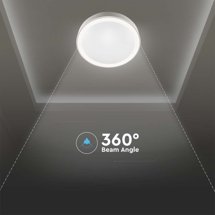 LED Dimmeres mennyezeti lámpa LED/40W/230V 3000K/4000K/6500K átm. 41 cm + távirányító