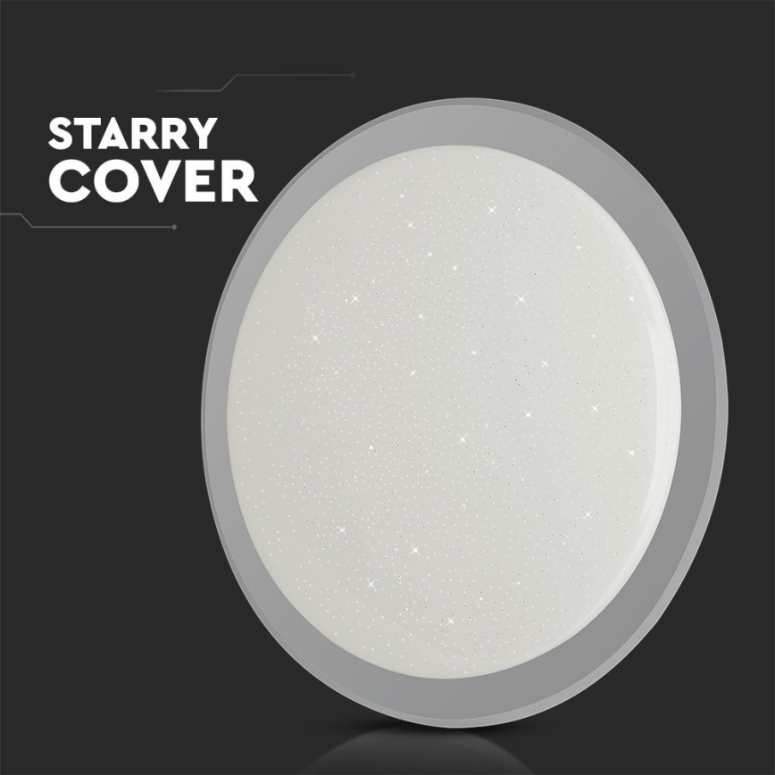 LED Dimmeres mennyezeti lámpa LED/40W/230V 3000K/4000K/6500K átm. 56,5 cm + távirányító