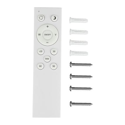 LED Dimmeres mennyezeti lámpa LED/40W/230V 3000K/4000K/6500K átm. 56,5 cm + távirányító