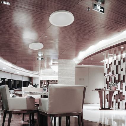 LED Dimmeres mennyezeti lámpa LED/40W/230V 3000K/4000K/6500K átm. 51 cm + távirányító