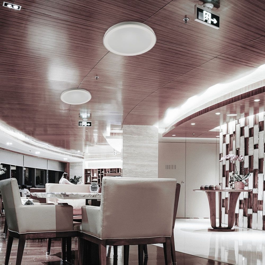 LED Dimmeres mennyezeti lámpa LED/40W/230V 3000K/4000K/6500K átm. 51 cm + távirányító