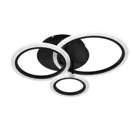 LED Fényerőszabályzós mennyezeti lámpa LED/40W/230V 3000-6500K fekete + távirányító