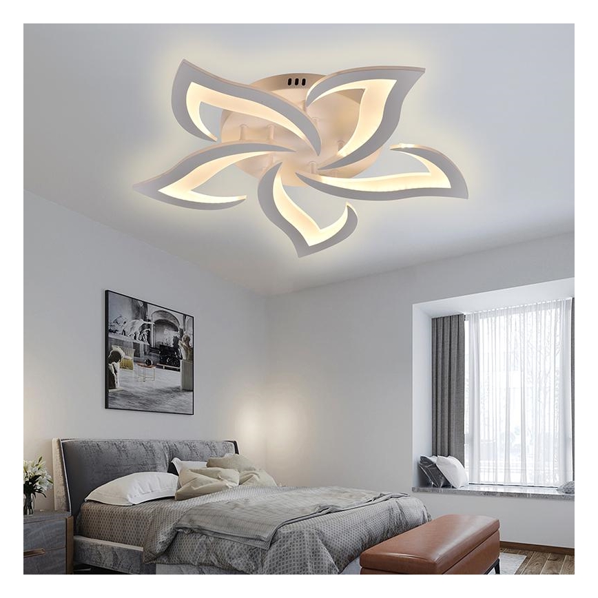 LED Fényerőszabályzós mennyezeti lámpa LED/55W/230V 3000-6500K + távirányító
