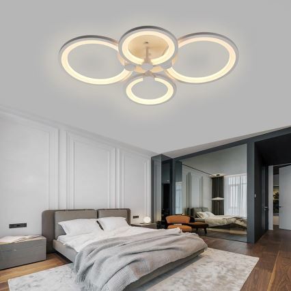 LED Fényerőszabályozható mennyezeti lámpa LED/65W/230V 3000-6500K + távirányító