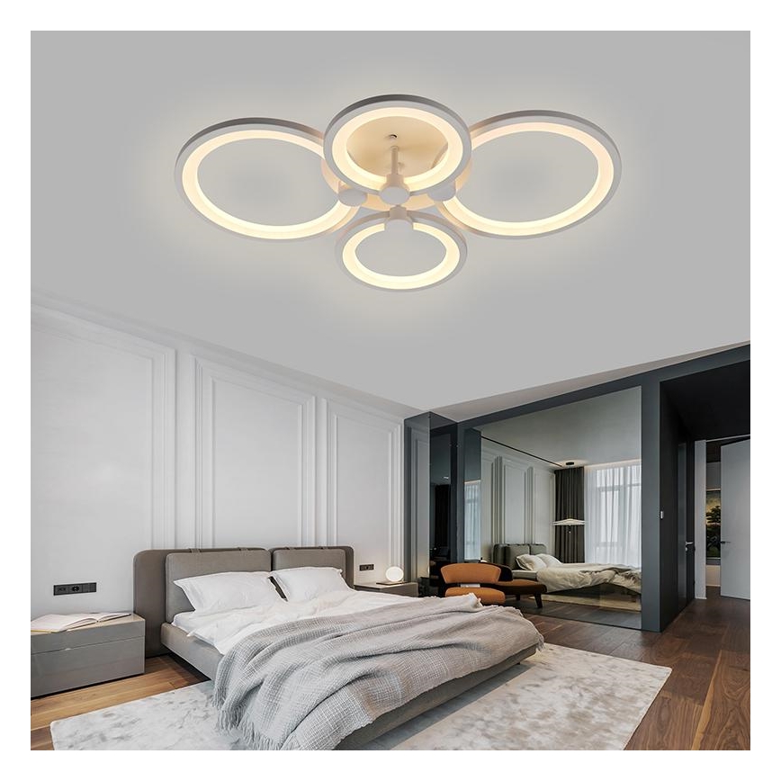 LED Fényerőszabályozható mennyezeti lámpa LED/65W/230V 3000-6500K + távirányító