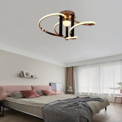 LED Fali mennyezeti lámpa állítható fényerővel LED/70W/230V 3000-6500K + távirányító