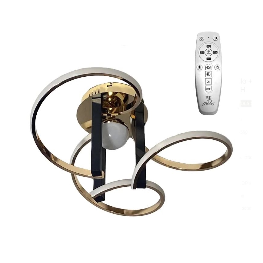 LED Fali mennyezeti lámpa állítható fényerővel LED/70W/230V 3000-6500K + távirányító