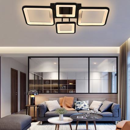 LED Fali mennyezeti lámpa állítható fényerővel LED/70W/230V 3000-6500K + távirányító