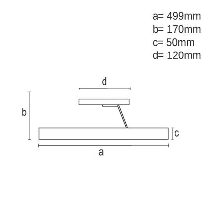 LED Fényerőszabályzós mennyezeti lámpa LED/72W/230V 3000-6500K arany + távirányító