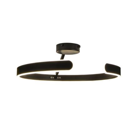 LED Fekete felületre szerelhető dimmelhető csillár LED/72W/230V 3000-6500K + távirányító