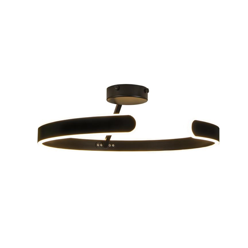 LED Fekete felületre szerelhető dimmelhető csillár LED/72W/230V 3000-6500K + távirányító