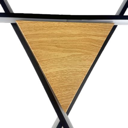 LED Fényerőszabályzós mennyezeti lámpa LED/75W/230V 3000-6500K barna/fekete + távirányító
