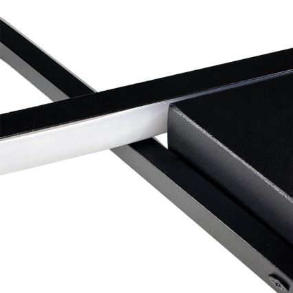 LED Fényerőszabályozható mennyezeti lámpa LED/75W/230V 3000-6500K fekete + távirányító