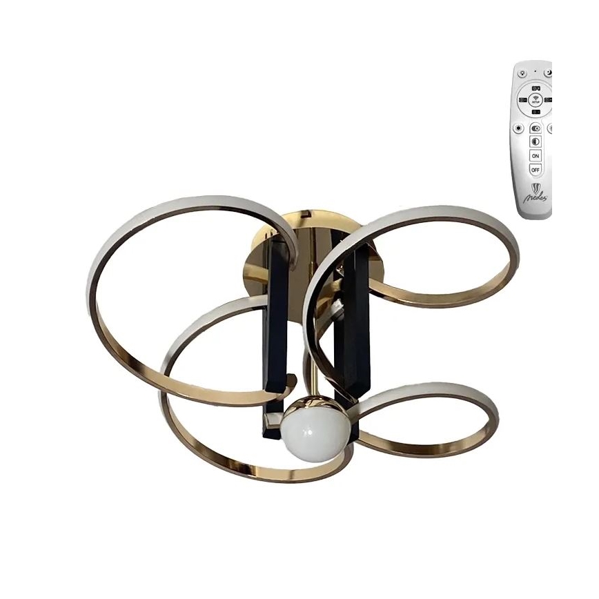 LED Fényerőszabályzós mennyezeti lámpa LED/80W/230V 3000-6500K + távirányító