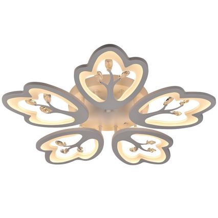 LED Fényerőszabályzós mennyezeti lámpa LED/80W/230V 3000-6500K + távirányító