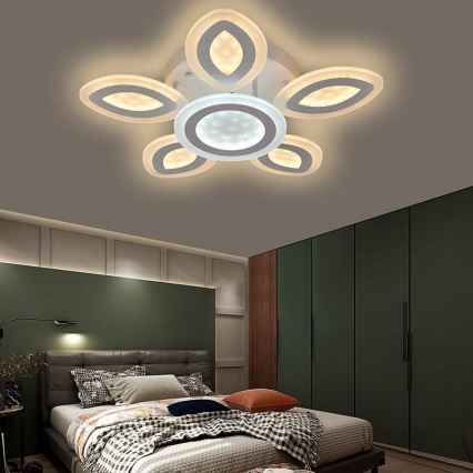 LED Fényerőszabályzós mennyezeti lámpa LED/95W/230V 3000-6500K + távirányító