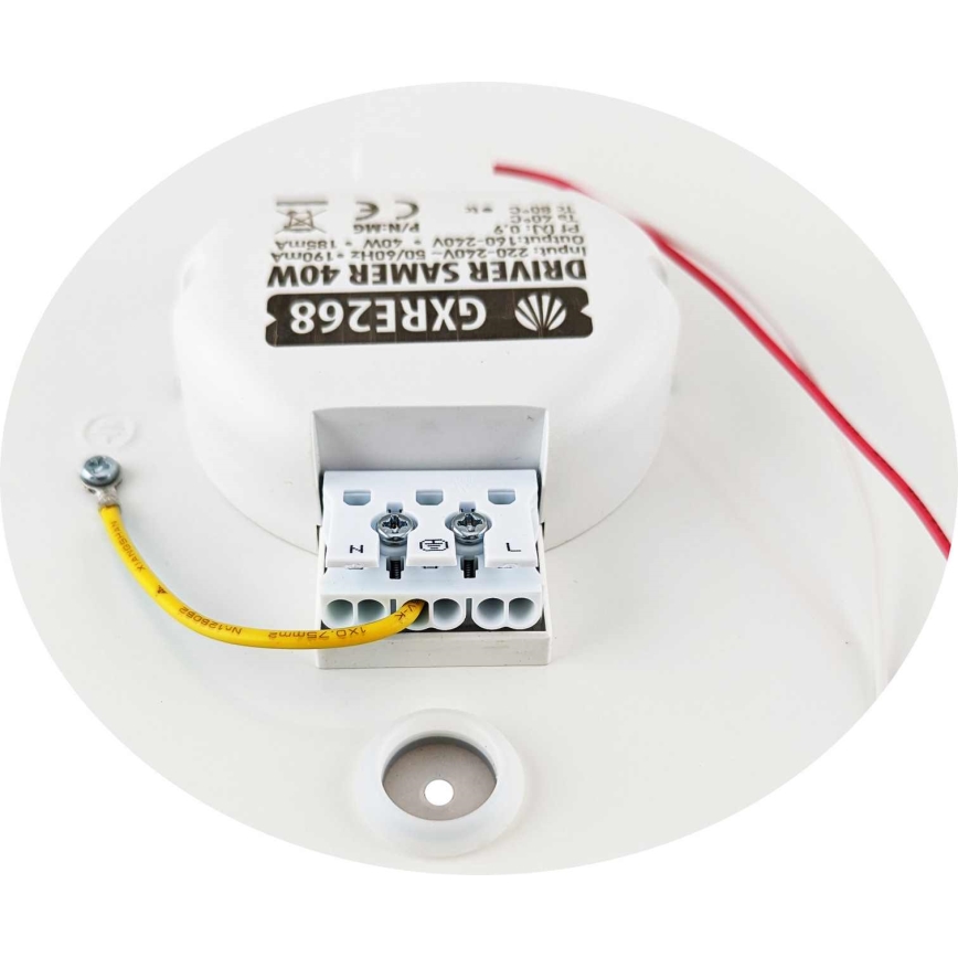 LED Dimmeres mennyezeti lámpa SAMER LED/40W/230V 2900-6000K + távirányító