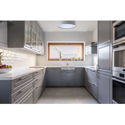 LED Fényerőszabályozható mennyezeti lámpa SMART GALAXY LED/24W/230V átm. 44 cm szürke/fehér 3000-6500K + távirányító