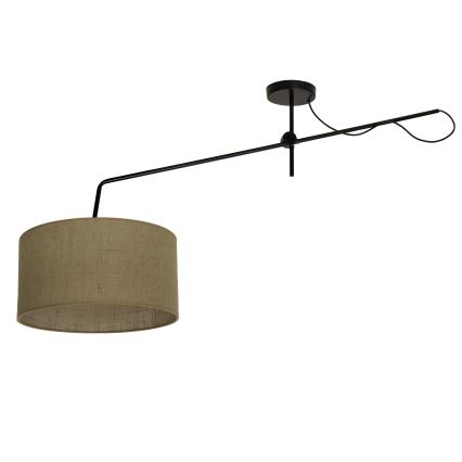 LED állítható, mennyezetre szerelhető csillár VENICE 1xE27/60W/230V juta búrával