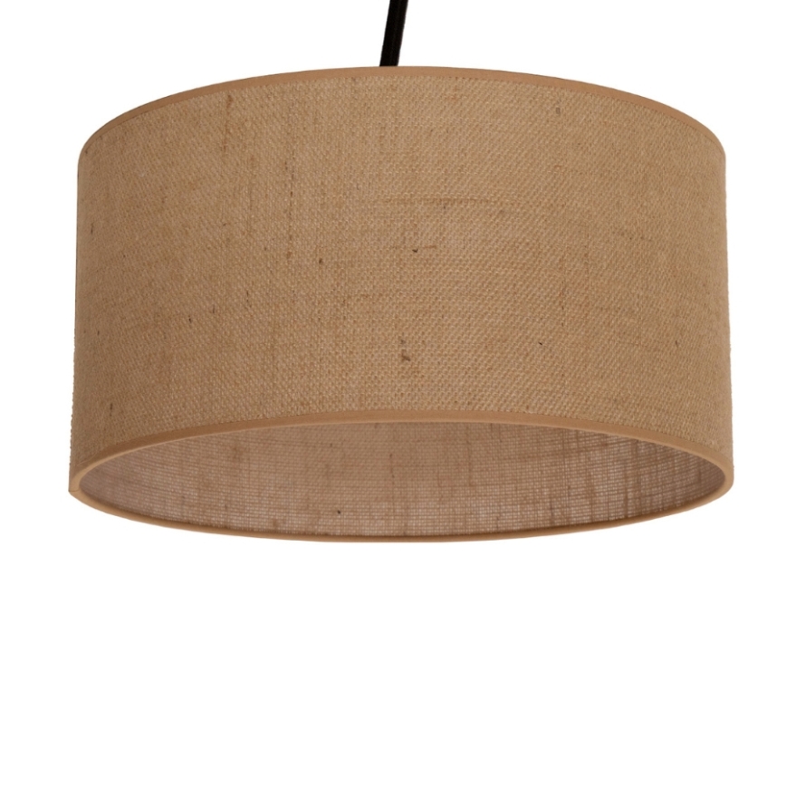 LED állítható, mennyezetre szerelhető csillár VENICE 1xE27/60W/230V juta búrával