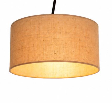 LED állítható, mennyezetre szerelhető csillár VENICE 1xE27/60W/230V juta búrával