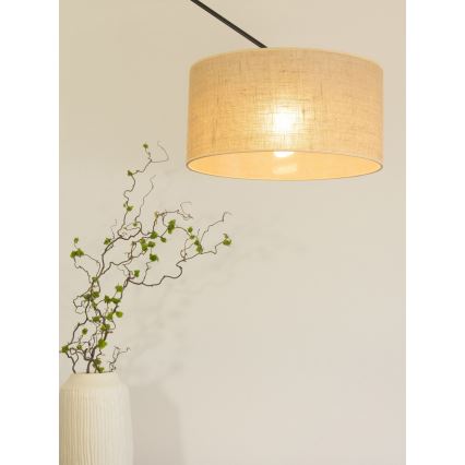 LED állítható rúdfüggeszték GORTA 1xE27/60W/230V juta