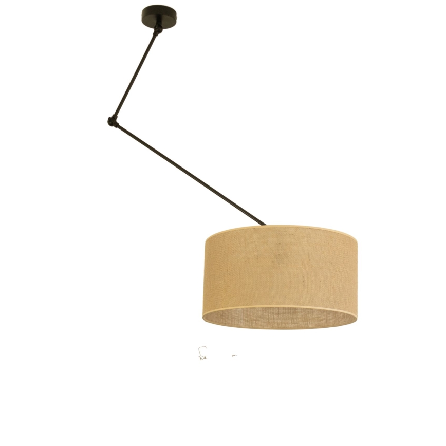 LED állítható rúdfüggeszték GORTA 1xE27/60W/230V juta