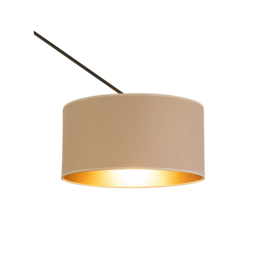 LED állítható rúdon függesztett csillár GORTA 1xE27/60W/230V bézs/arany