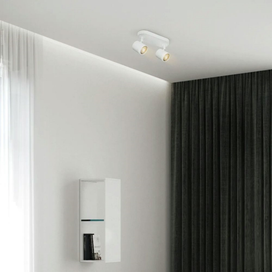 LED Dimmeres spotlámpa MANU 2xGU10/5,8W/230V fehér