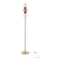 LED állólámpa FLORES LED/15W/230V arany/narancssárga/barna