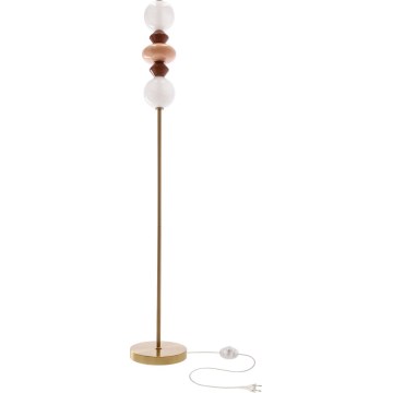 LED állólámpa FLORES LED/15W/230V arany/narancssárga/barna
