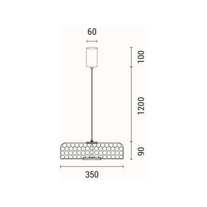LED Állólámpa LED/10W/230V 3000K arany