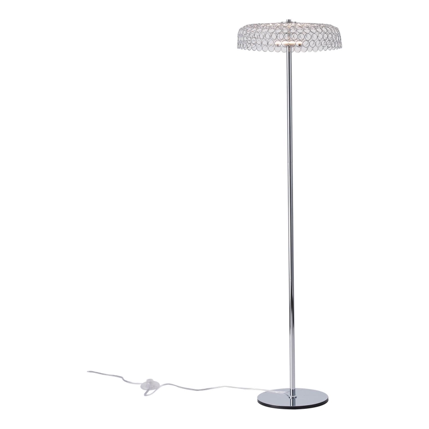 LED Állólámpa LED/10W/230V 3000K fényezett króm