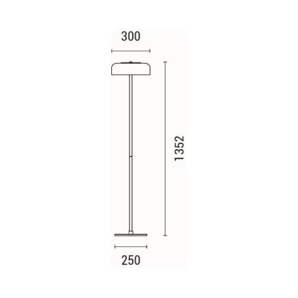LED Állólámpa LED/8W/230V 3000K