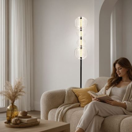 LED állólámpa PLAYA LED/15W/230V fekete