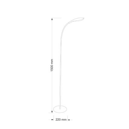 LED Állólámpa SWAN LED/6,5W/230V fehér