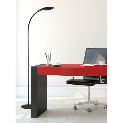 LED Állólámpa SWAN LED/6,5W/230V fekete