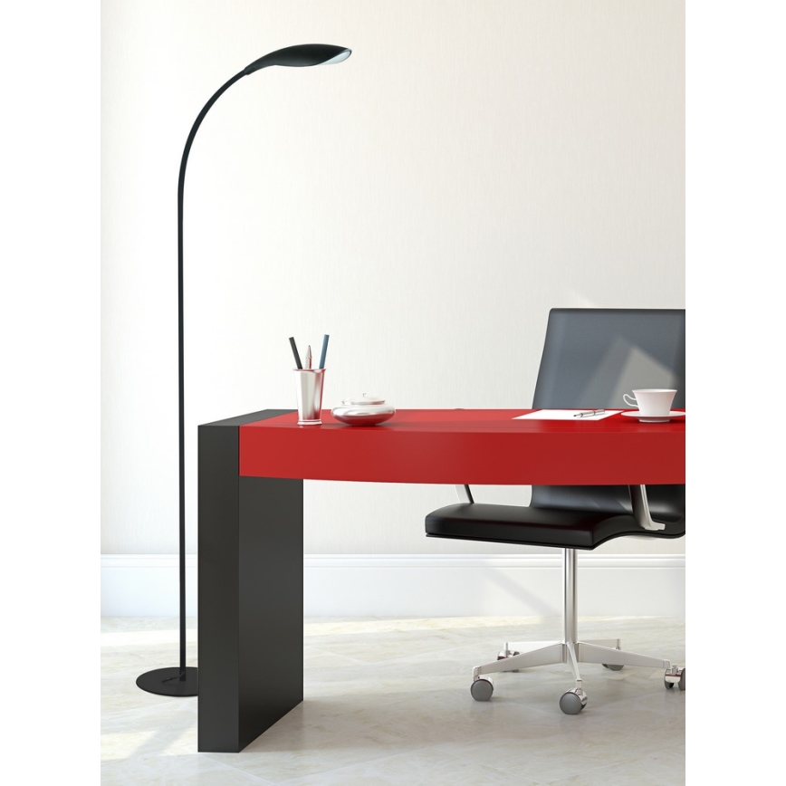 LED Állólámpa SWAN LED/6,5W/230V fekete